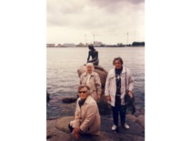 Prof. E. Grinienė with her colleagues Prof. D. Brazauskienė and Assoc. Prof. O. &Scaron;e&scaron;takauskienė in Copenhagen, 2002. (E. Grinienė family archive)