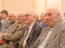 At the Emeritus Club party, 2012. (the original photograph is at KTU Photo Archive)