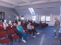 2022 Žiliukas' book Virtue as a Flowing River Presentation at Molėtai Library