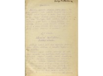 A final project of the cadet-aspirant K. Bar&scaron;auskas on ballistics, 1931. (the original photograph is at KTU Museum)