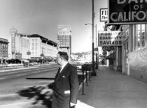 Prof. K. Bar&scaron;auskas on his secondment in the USA, 1959. (the original photograph is at Prof. K. Bar&scaron;auskas family archive)