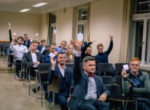 Reporting meeting of the ensemble "Nemunas", 2020. (&ldquo;Nemunas&rdquo; Archive)