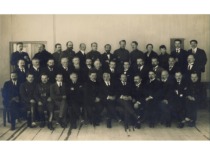 Lecturers of advanced courses in Kaunas, 1921 (Original &ndash; KTU Museum)