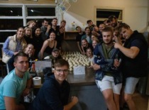 Traditional &ldquo;Cepelinai Party&rdquo; of the ensemble "Nemunas", 2023. (photograph by Jonas Černauskas, &ldquo;Nemunas&rdquo; Archive)