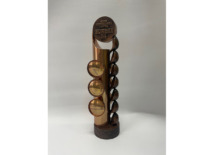 In the 1977 competition "Eureka-77", the new method for dyeing nylon fibre suggested by Prof. S. Kutkevičius was recognised as the most valuable invention of the year. Photograph: The "Eureka-77" prize awarded to the research group of Prof. S. Kutkevičius (the original photograph is at KTU at the Faculty of Chemical Technology)