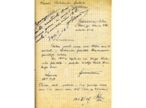 Application by Č. Jakimavičius for the position of an assistant at KPI, 1952. (KTU Archive)