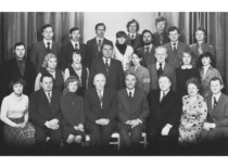 KPI Department of Organic Chemistry, 1980 (family archive of Prof. S. Kutkevičius)