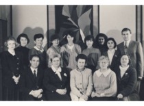 KTU Faculty of Administration, Department of Education Systems Management with Dean V. Bar&scaron;auskienė, 1994 (Prof. I. Leliūgienė's personal archive)