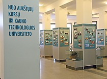 KTU Museum exhibition "From Higher Courses to Kaunas University of Technology," opened on January 27, 2010, commemorating the 90th anniversary of Higher Courses (author &ndash; Dr. A. Veilentienė). (Photo by J. Klėmanas, KTU photo archive)