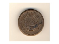 Seal of Kaunas University, used during the first years of Soviet occupation, 1940&ndash;1941 (photo by J. Klėmanas, original in the KTU Museum)