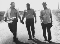 S. Kutkevičius and his brothers returning from swimming, 1965 (Prof. S. Kutkevičius family archive)