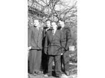 S. Kutkevičius with cousins, 1955 (family archive of Prof. S. Kutkevičius)