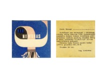 Invitation to the 30th anniversary of the ensemble &ldquo;Nemunas&rdquo;, 1979. (the original invitation is at KTU Museum)