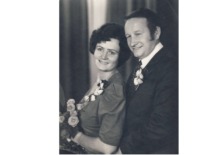 I. Leliūgienė with her husband, road and bridge engineer Adomas Leliūga, 1981 (Prof. I. Leliūgienė's personal archive)