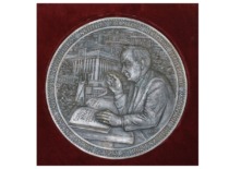 Bas-relief of KPI Rector Prof. Marijonas Martynas, 1983 (photo by J. Klėmanas, original in the KTU Museum)