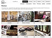 In 2025, the structure and design of the KTU Museum website https://muziejus.ktu.edu were updated. In the photo: the museum's website page