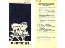 Publication for the 20th anniversary of &ldquo;Nemunas&rdquo;, 1969. (KTU Museum)