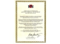 Greeting by Valdas Adamkus, President of the Republic of Lithuania, to the organizers and guests of the conference "Lithuanian Science and Industry," 1999 (Original &ndash; KTU Museum)