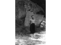 At Rubikiai Lake, 1957. (photograph by Konstantinas Sasnauskas, KTU museum)