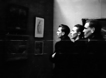 In M. K. Čiurlionis Art Museum, 1957 (photograph by Konstantinas Sasnauskas, KTU museum)