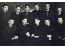 Students of the road speciality at Kaunas State Vytautas Magnus University, 1950.