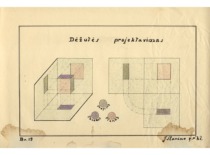 Drawing of J. Slavėnas,1938. (the original drawing is at KTU Museum)