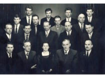 KPI Department of Structural Mechanics, 1962. (the original photograph is at KTU Museum)