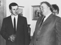 Prof. S. Kutkevičius with his son Juozas on his wedding day, 1991 (Prof. S. Kutkevičius family archive)