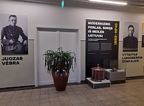 At the end of 2021, the KTU Museum exhibition "A Pearl of Modernism Born Out of Love for Lithuania" (author &ndash; Dr. A. Veilentienė) was opened at the Faculty of Chemical Technology. (Photo by J. Klėmanas, KTU photo archive)