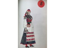 End of the 19th century women's clothing in Kihelkona (Estonia). (the original design is at KTU Museum)