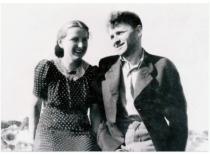 J. Matulionis with his future wife, teacher Stasė Grybinaitė, 1940 (Prof. J. Matulionis family archive)