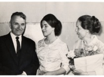 On the day J. Matulionis presented the diplomas, his daughter Jūratė graduated from high school, 1966 (Prof. J. Matulionis family archive)