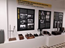Exhibition fragment at KTU Faculty of Chemical Technology, 2025 (photo by J. Klėmanas, KTU photo archive)
