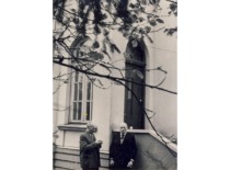 J. Indriūnas with his older brother Jurgis, 1954 (KTU Museum)