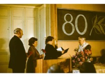 J. Matulionis celebrating his 80th birthday, 1986 (Prof. J. Matulionis family archive)