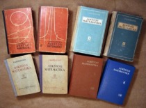 Textbook 'Higher Mathematics' by Prof. J. Matulionis, published in 1950, 1954, 1959, 1966&ndash;1968