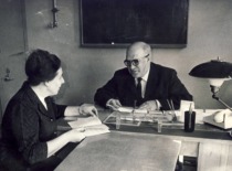 Prof. V. Zelionkaitė in Moscow, 1971 (KTU Museum)
