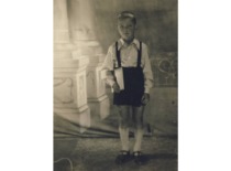 Algimantas Fedaravičius &ndash; a first-grade student. Kaunas, 1953. (From the family archive of Prof. A. Fedaravičius)