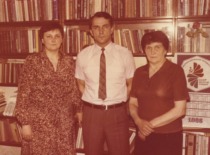 A. Fedaravičius with his wife Lilija and mother Bronislava, 1986 (Prof. A. Fedaravičius family archive)