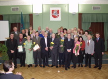 Presentation of the KTU Best Book Award nominations in the auditorium, 2005 (Photo by J. Klėmanas, KTU Photo Archive)