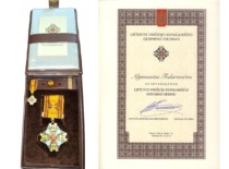 In 2022, Prof. A. Fedaravičius was awarded the Officer&rsquo;s Cross of the Order of the Grand Duke Gediminas by decree of the President of the Republic of Lithuania. (Prof. A. Fedaravičius&rsquo;s family archive)