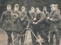 A. Fedaravičius with a mortar in the Soviet Army, 1966 (From the family archive of Prof. A. Fedaravičius)