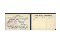 Certificate of Prof. V. Zelionkaitė as a member of the USSR Society of Innovators and Inventors, 1964 (KTU Museum)